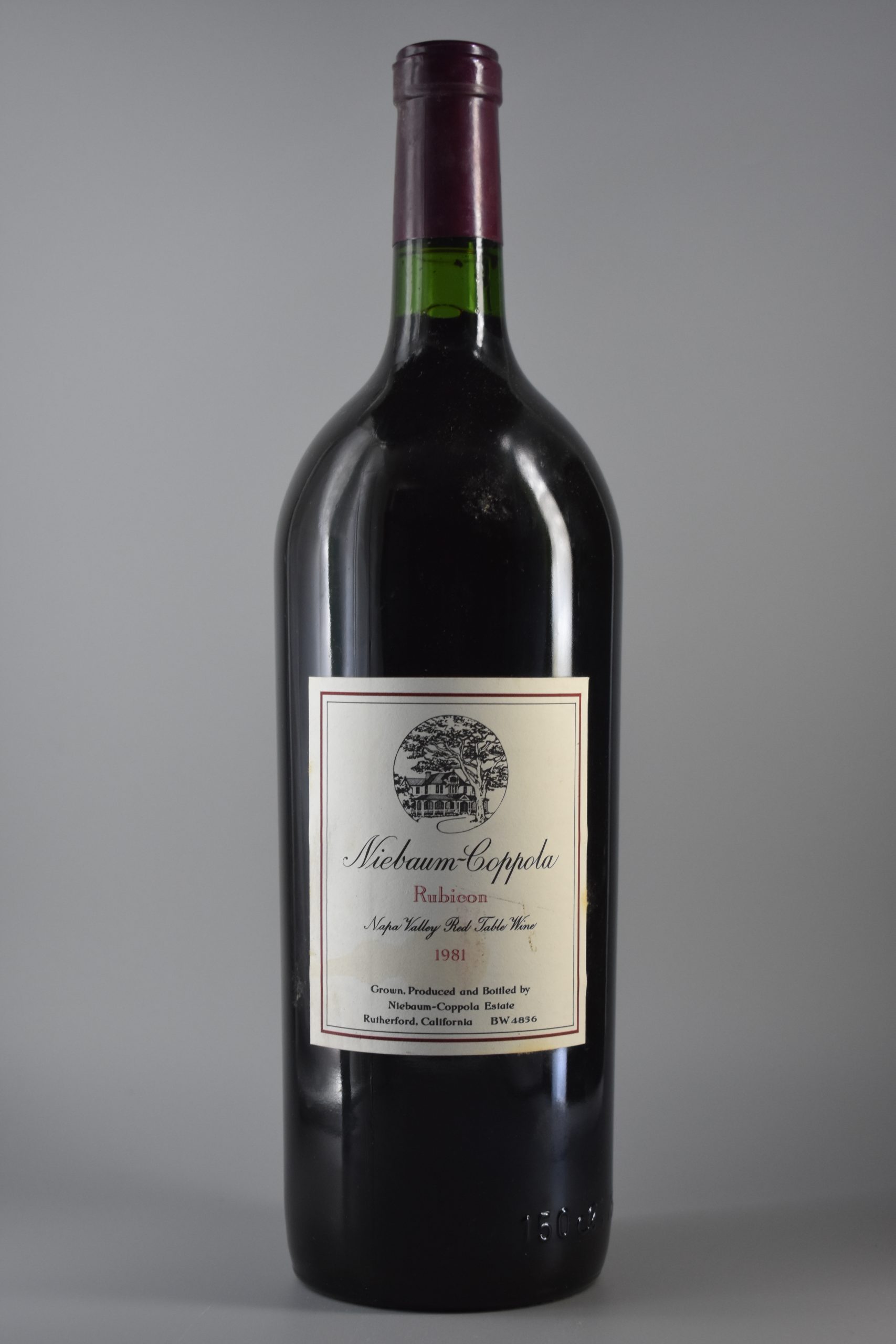 1981 Niebaum Coppola Rubicon Cabernet Sauvignon 1.5L