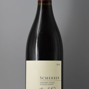 2013 Scherrer Pinot Noir Platt Vineyard