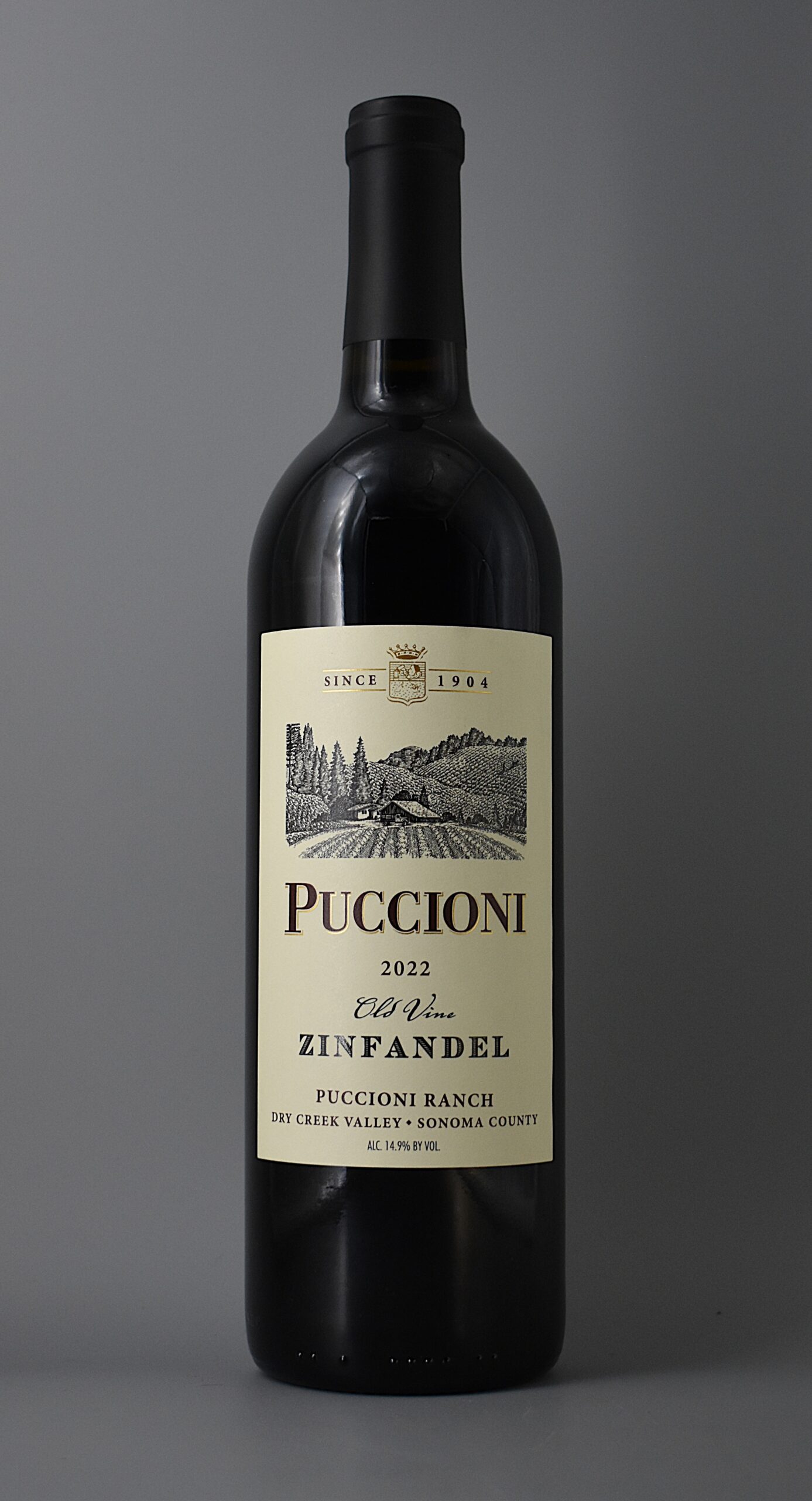 2022 Puccioni Old Vine Zinfandel Dry Creek Valley